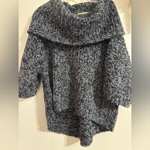 Gianni Bini Charcoal Cowl Neck Sweater